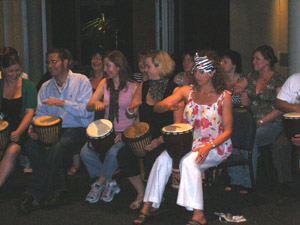 Berlie Group Team Building Drumming Interactive event Taronga Center